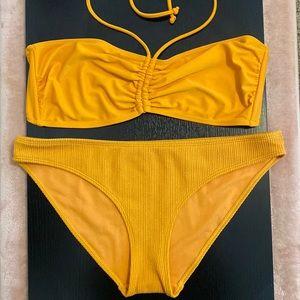 Two piece bandeau bikini set